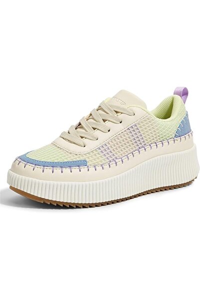 lucky step Lucky Step Women's Thick Sole Sneakers with Rhinestone Fashionable...