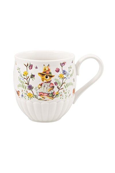 Villeroy & Boch Cană de cafea Spring Fantasy Family 14.5x10x10cm, albă, multi...