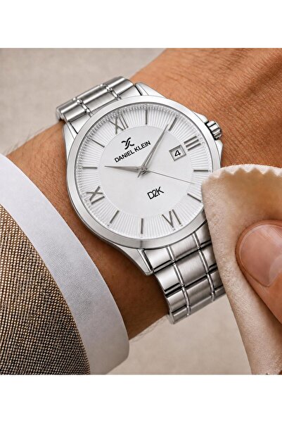 Daniel Klein Steel Cord Calendar Dial 3 Atm Water Resistant 2 Year Warranty M...