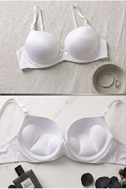Lavint Homewear Λευκό Σουτιέν Μαγικό Σιλικόνης με Υποστήριξη Micro Underwire,...