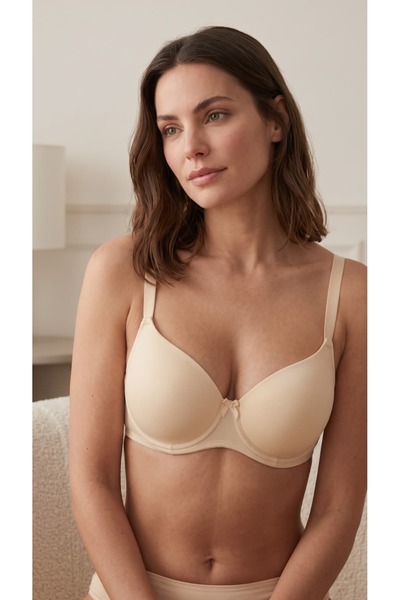 FNUOO Women's Padded Underwire Bra, Supportive Bra, Basic Model, F003