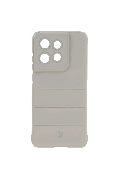 BizonMobile Калъф Bizon Tur TPU за Motorola Edge 50 Neo, Светлосив