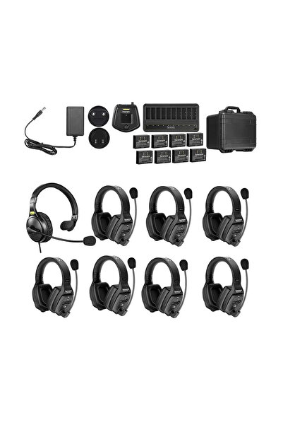 Saramonic Sistem Intercom Wireless pentru 8 Persoane WiTalk WT8D Full-Duplex ...