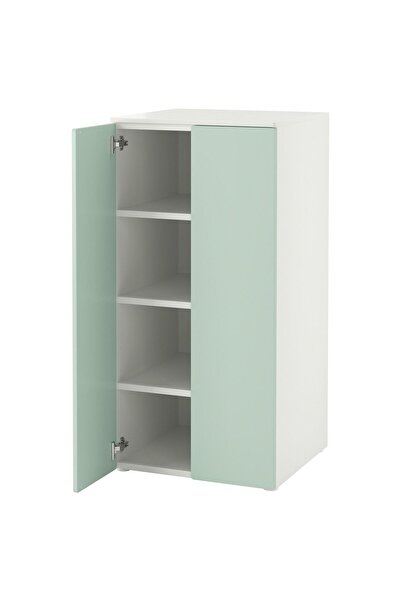 IKEA Modern Beyaz Bebek Çocuk Gardırop 60x57x123 cm İskandinav Tarzı Sağlam A...