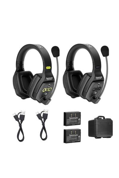 Saramonic Sistem Intercom Wireless pentru 2 Persoane WiTalk WT2D Full-Duplex ...