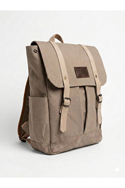 MANDOSİ Vintage Canvas Outdoor Backpack - Σακίδιο πλάτης για ταξίδια, σχολείο...
