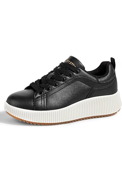 lucky step Lucky Step Women's Thick Sole Sneakers with Rhinestone Fashionable...