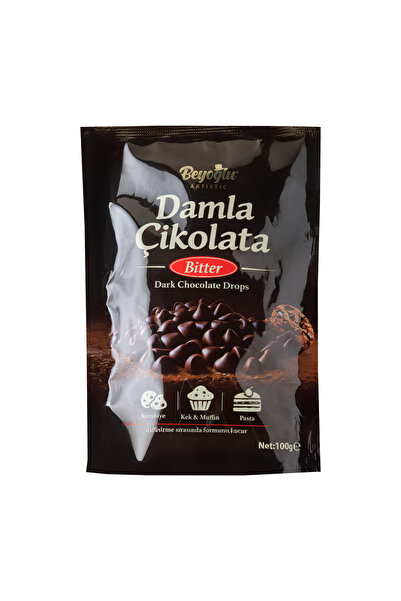 Beyoğlu Çikolata Beyoğlu Bitter Damla Çikolata 100 gr (Kurabiye,Pasta ve Kek ...