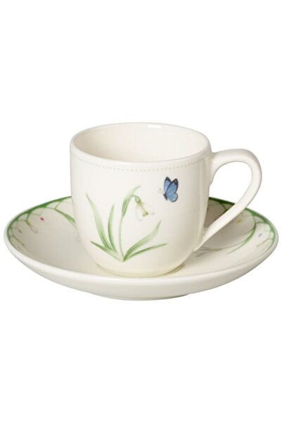 Villeroy & Boch Ceașcă de espresso cu farfurioară, Primăvară Colorată