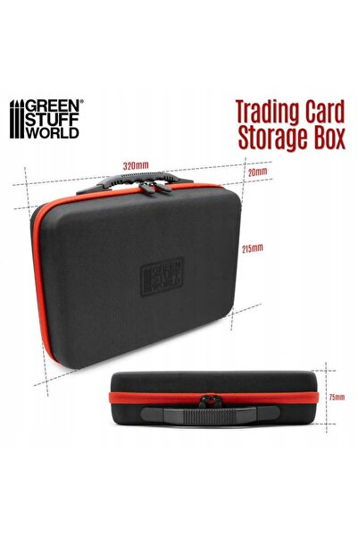 NO BRAND Trading Card Storage Box – cutie pentru cărți de colecție – valiză