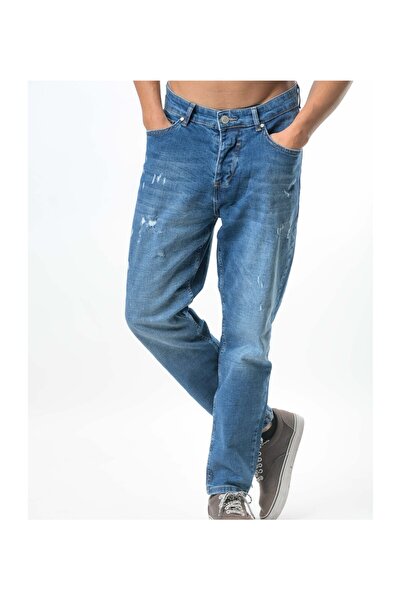 MEZZO-MEZZO Τζιν boyfriend fit COLOR JEAN