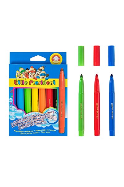 Little President Set carioci cu vârf gros pentru copii, 8 bucăți – lavabile, ...