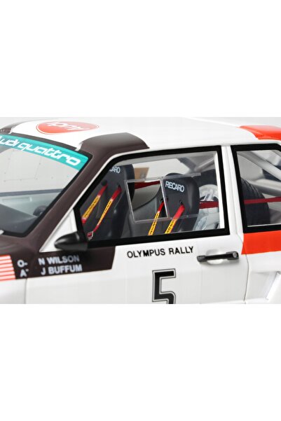 NO BRAND OTTO AUDI SPORT QUATTRO # 5 J.Buffum OLYMPUS Rally 1986 L.E.1/999 1:18