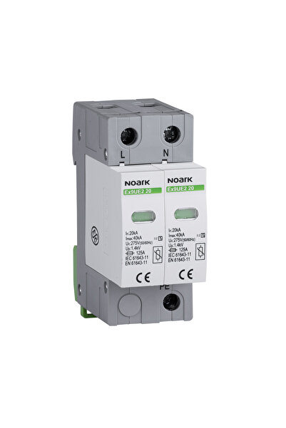 NOARK Surge Protection Devices Ex9ue2 20 2p 275, 103351, Noark, Multicolor
