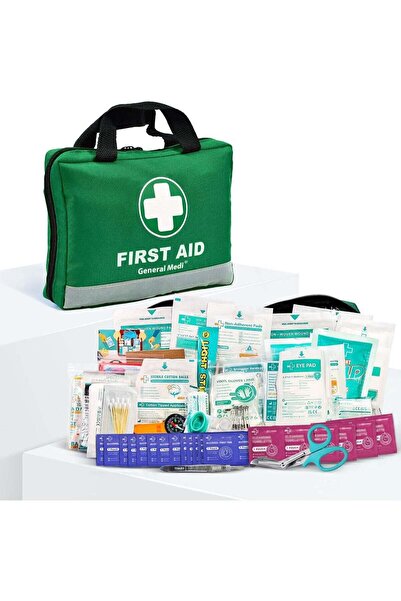 General Medi 210 Piece First Aid Kit- Emergency kit - Reflective Design - Inc...