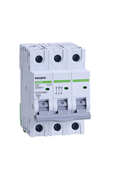 NOARK Mini Circuit Breakers Ex9bs 3p C25, 102171, Noark, Multicolor