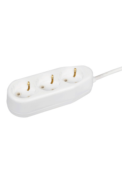 Danex 3 socket extension cable schuko ceramic 3x1mm² 2m –, ceramic, ipee, mul...