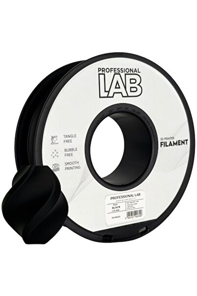 Professional LAB PLA+ Black Filament 1.75 mm 1 kg