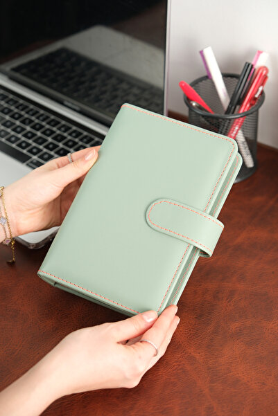Mint Design Birikim Ajandası - Bütçe Planlayıcı Cüzdan - Mint Yeşili - Renkli...