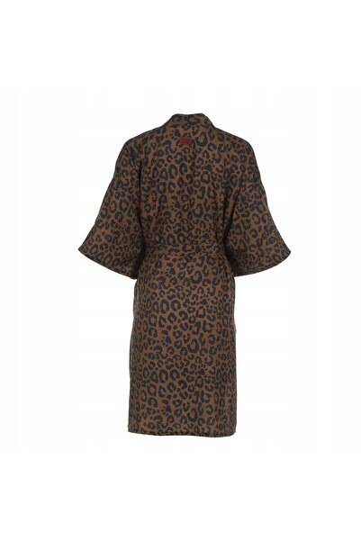 NO BRAND La Millou Halat de baie tip kimono din bambus LEOPARD CHOCO de Magda...