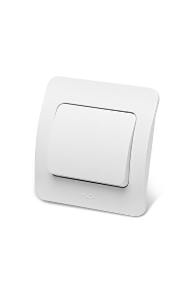Danex Simple switch 10a white jazz -, elbi, white