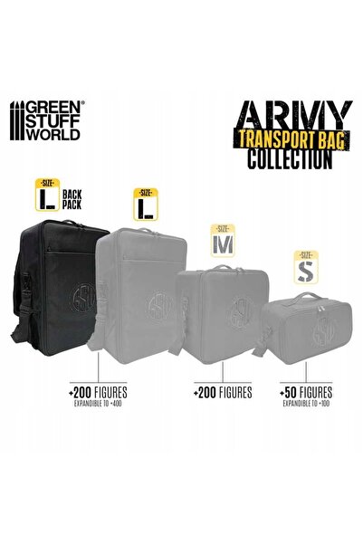 NO BRAND Army Transport Bag Large New XL – geantă pentru transportul figurine...
