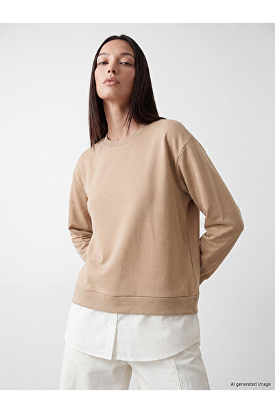LC Waikiki Rmz Gi̇yi̇m Farkiyla Zero Roba Collar Women's Sweatshirt Tunic