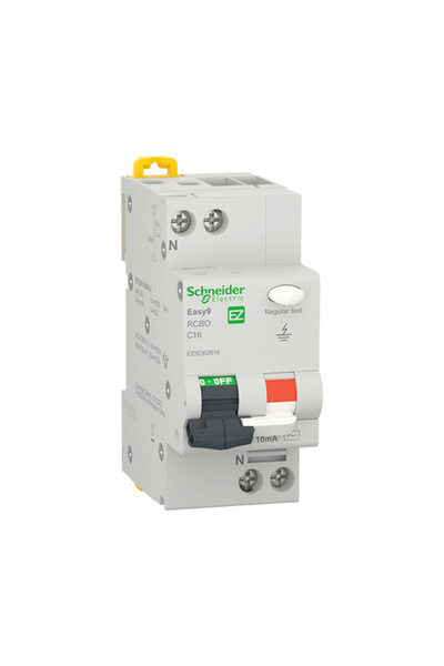 SCHNEIDER Differential Switch 16A 1P+N 10MA 4.5Ka C,
