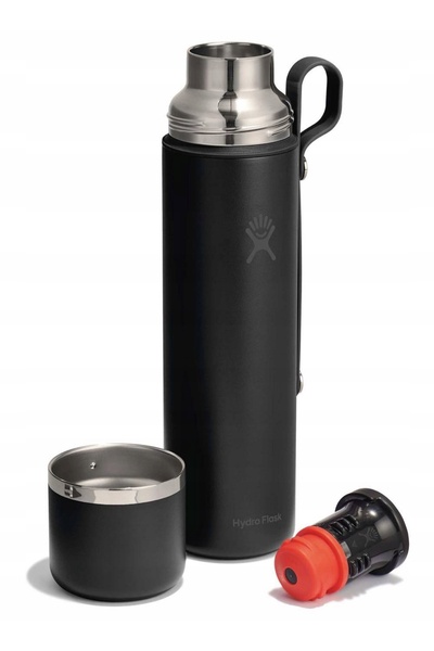 NO BRAND Termos pentru băuturi Hydro Flask Hot Flask & Cup 1,06 l - negru