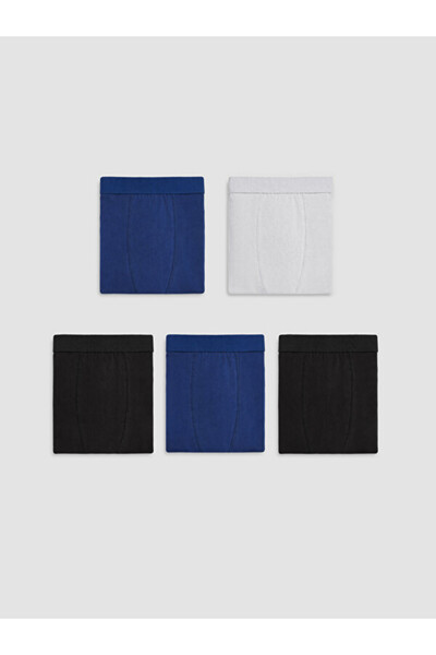 LC Waikiki Rmz Gi̇yi̇m Farkiyla Boys' Boxer 5-Pack