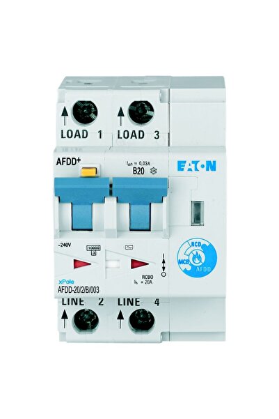 Eaton Întrerupător diferențial AFDD 20A 2P B 10KA 30mA,