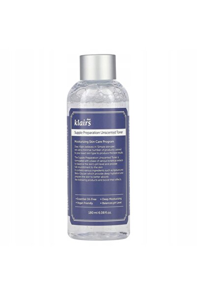 NO BRAND KLAIRS Supple Preparation Toner fără parfum 180 ml - tonic calmant
