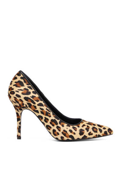 Tergan Kahverengi Hakiki Deri Kadın Stiletto - K25S1AY68379-U5S