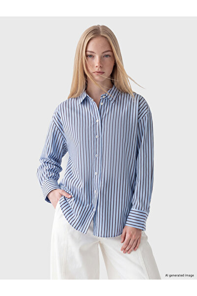 LC Waikiki I Striped Bol Dikim Women's Shirt from Freezen Store