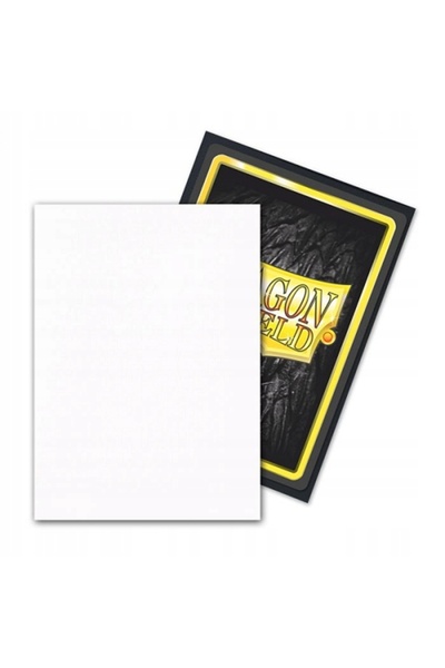 NO BRAND Huse pentru cărți Dragon Shield Dual Matte Sleeves Snow, 100 bucăți