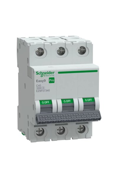 SCHNEIDER Întrerupător automat Easy9 PRO 40A 3P curba C 6kA – | EZ9F57340,