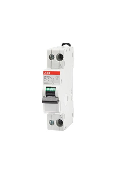 ABB Automatic switch 40a 1p+n c 4.5ka sn201-l, abb, multicolored