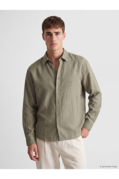 LC Waikiki Rmz Gi̇yi̇m Farkiyla Standard Fit Men's Shirt