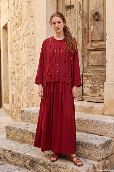 Ceremony Sicily Suit with Fringe Band Detail on the Front and Skirt 934 Clare...