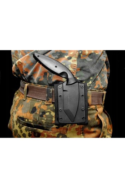 NO BRAND Ka-Bar 1482 - Cuțit mare TDI pentru forțele de ordine - Lamă dreaptă