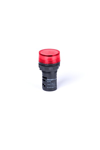 NOARK Door Mounted Signal Lamps Ex9il 1c R 230V Ac, 105445, Noark, Red