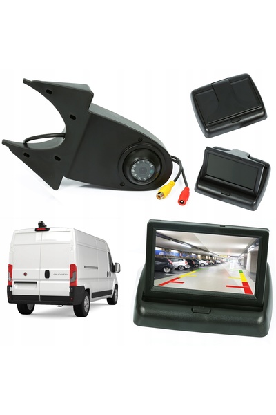 NO BRAND CAMERĂ DE MARȘARIER PENTRU AUTOBUZ CU MONITOR LCD DE 4,3'' PENTRU DU...