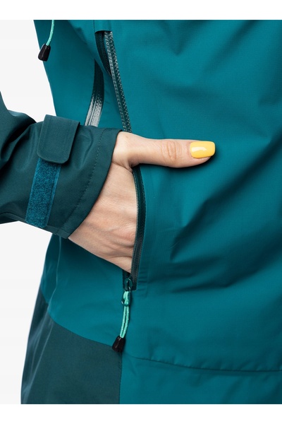 NO BRAND Echipament montan Jachetă GORE TEX Saltoro pentru femei - sprc./teal...