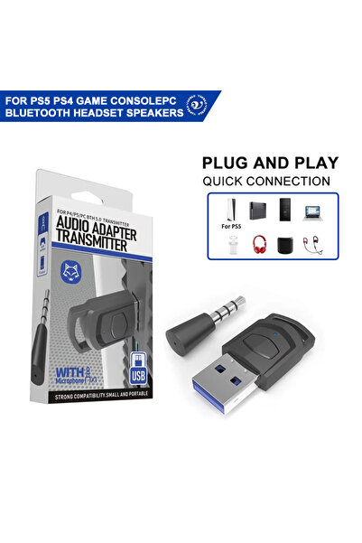 Choice Wireless Game Audio Headphone Adapter Adapter for PS5 PS4 Game Console...