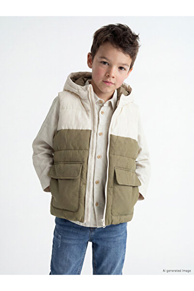 LC Waikiki I Hooded Boy's Puffer Vest from Freezen Store
