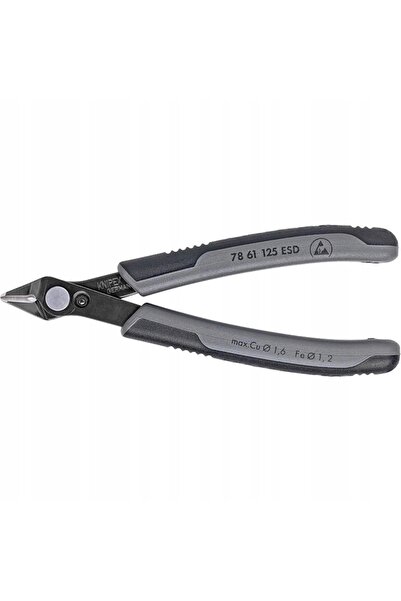 Knipex 78 61 125 Clește de tăiere de precizie ESD Super Knips pentru reparați...