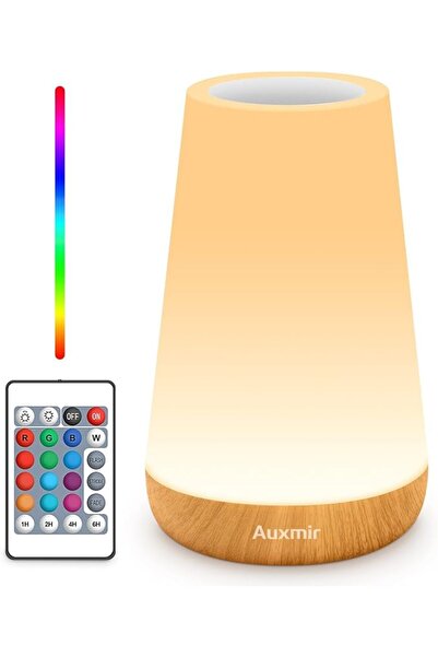GENERAL Auxmir Rechargeable LED Night Light, Remote, 13 Colors, Matte White