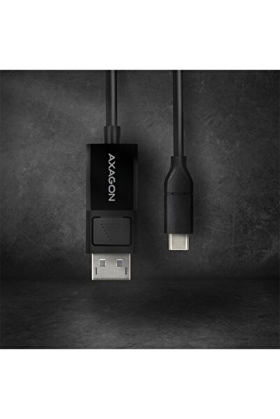 Axagon Cablu DisplayPort RVC DPC, cablu USB C DisplayPort 1.8m, 4K/60Hz