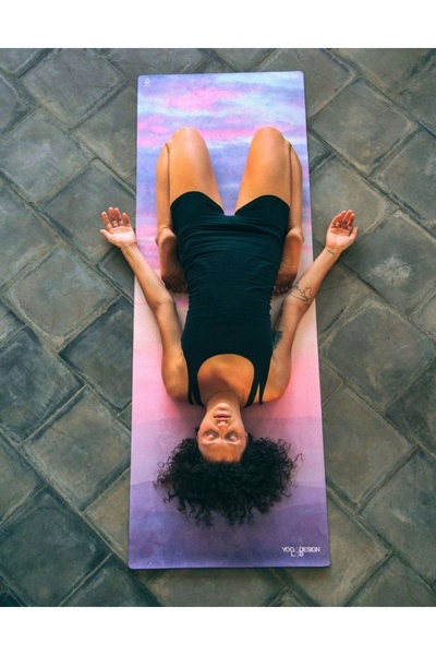 NO BRAND Covor de yoga din cauciuc Yoga Design Lab Travel, 1,5 mm - Breathe