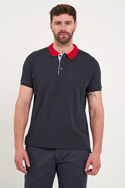 Kenvelo - Tricou barbat polo de culoare uniforma